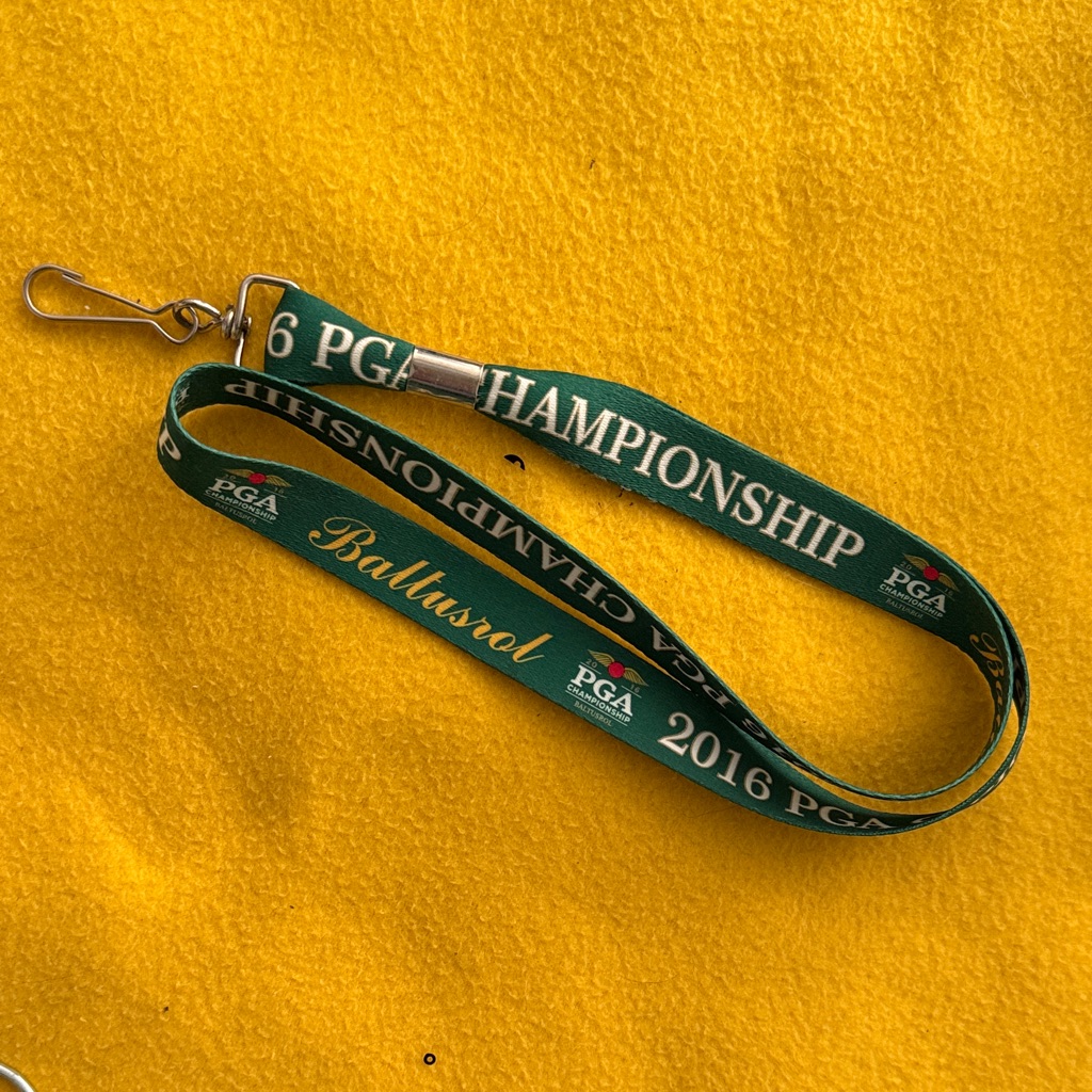 Green Pga Championship Lanyard 2016 Baltusrol Green Pga Championship Lanyard 2016 Baltusrol